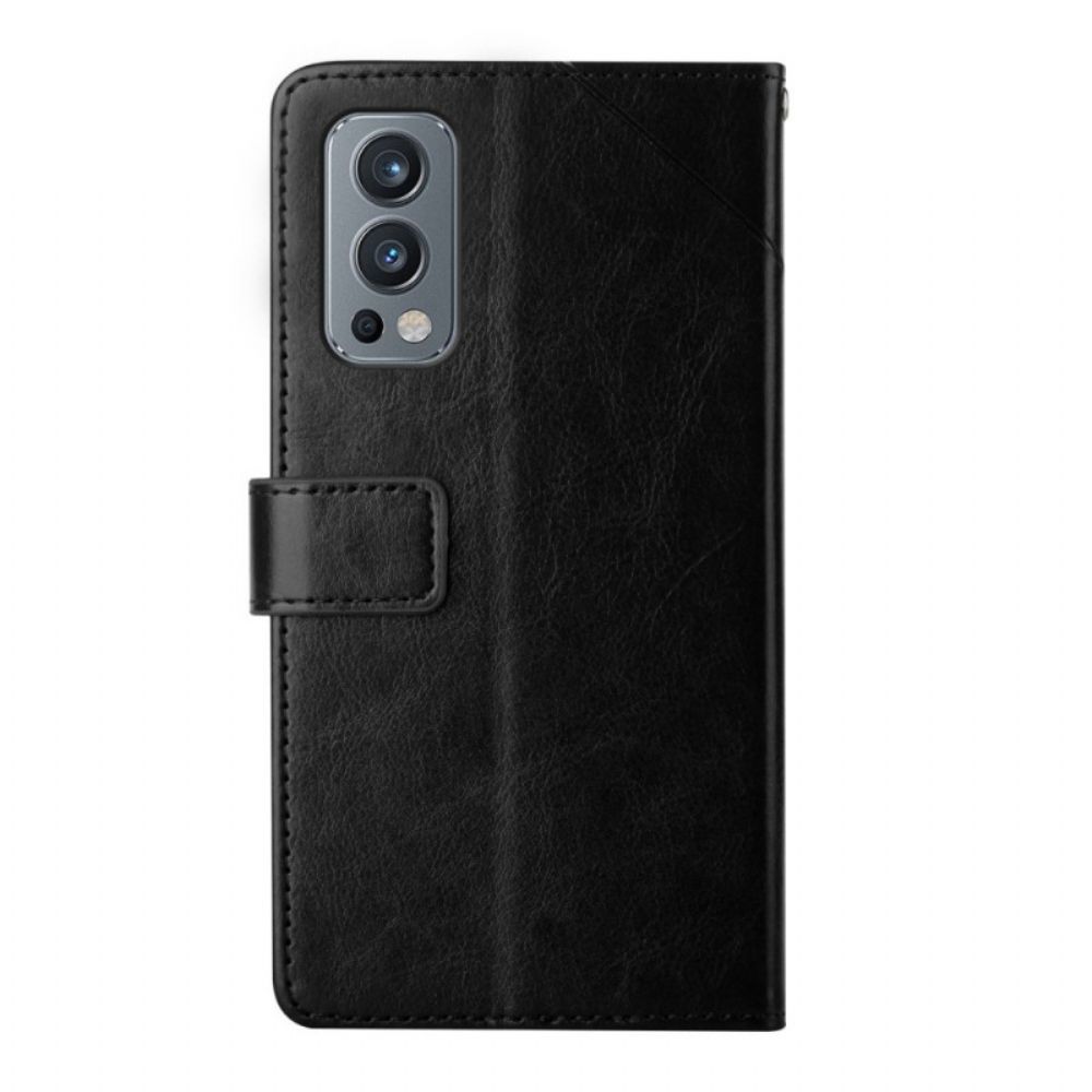 Lederhüllen Für OnePlus Nord 2 5G Geo Y Design Leather Style