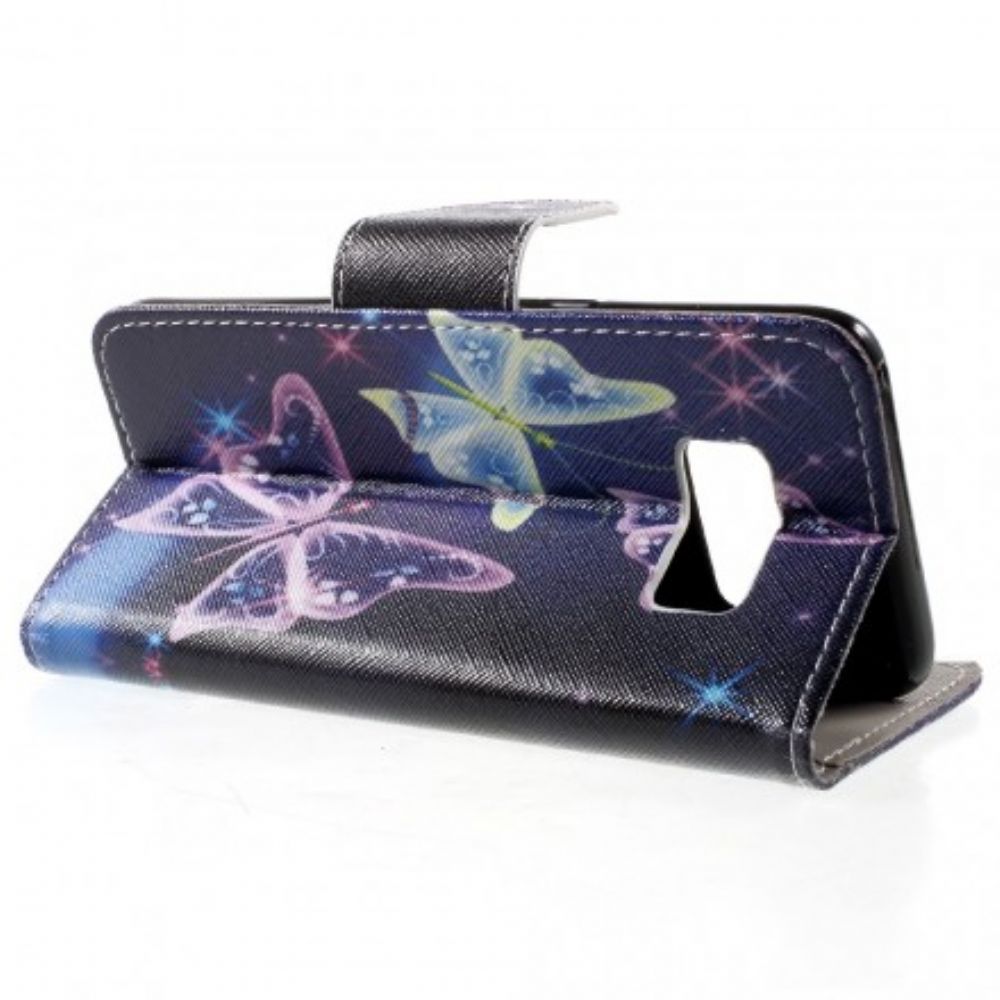 Flip Case Für Samsung Galaxy S8 Schmetterlinge