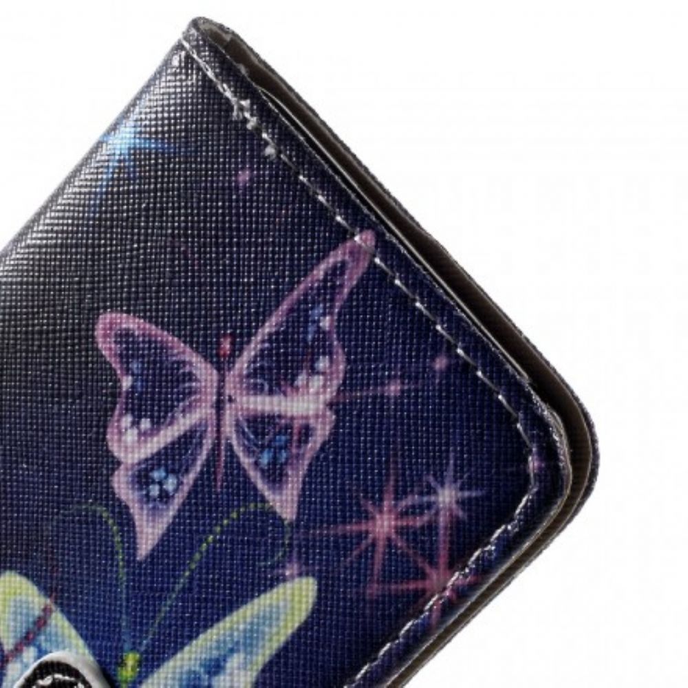 Flip Case Für Samsung Galaxy S8 Schmetterlinge