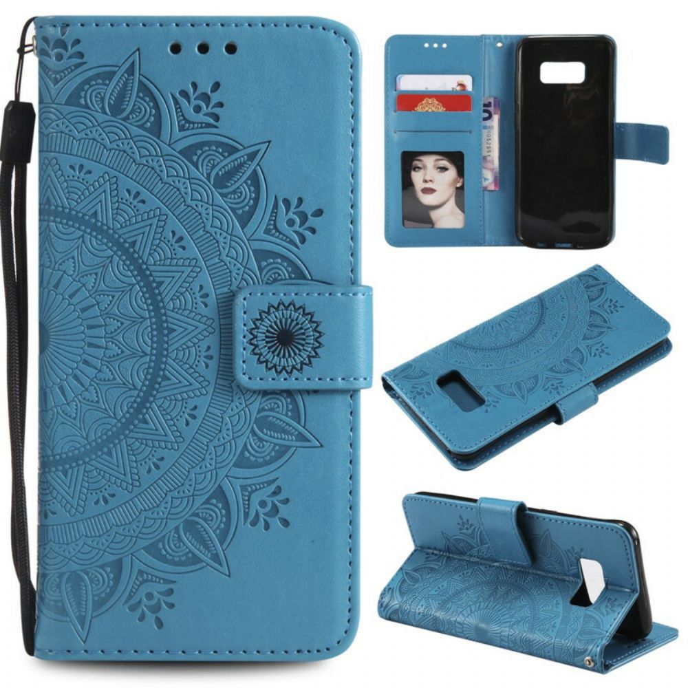 Lederhüllen Für Samsung Galaxy S8 Sonnen-mandala