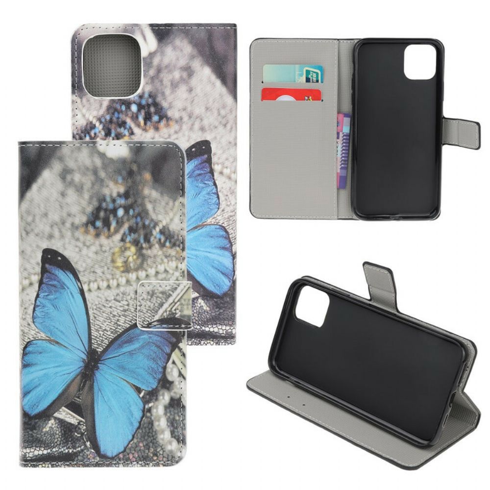 Flip Case Für iPhone 11 Pro Wahnsinnige Schmetterlinge