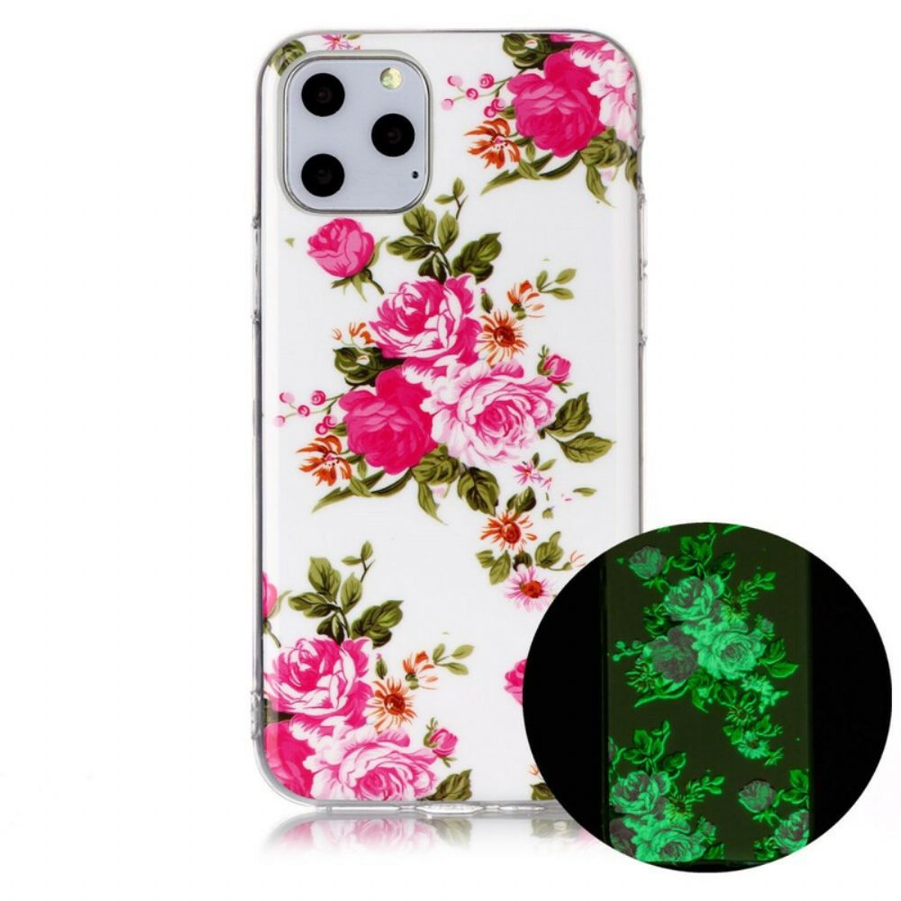 Hülle Für iPhone 11 Pro Fluoreszierende Freiheitsblumen