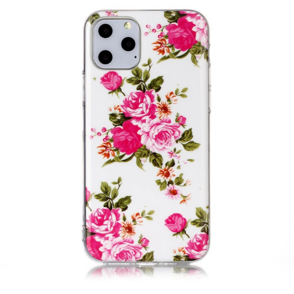 Hülle Für iPhone 11 Pro Fluoreszierende Freiheitsblumen
