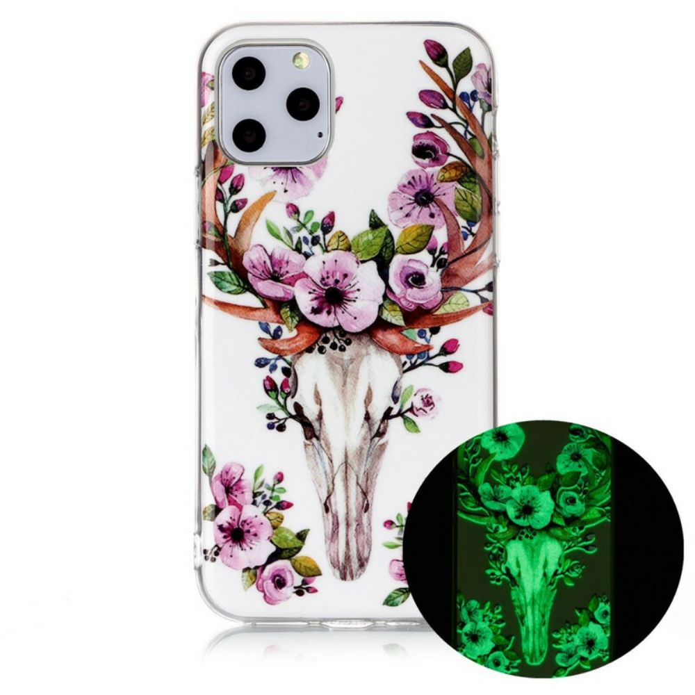 Hülle Für iPhone 11 Pro Fluoreszierender Blütenelch