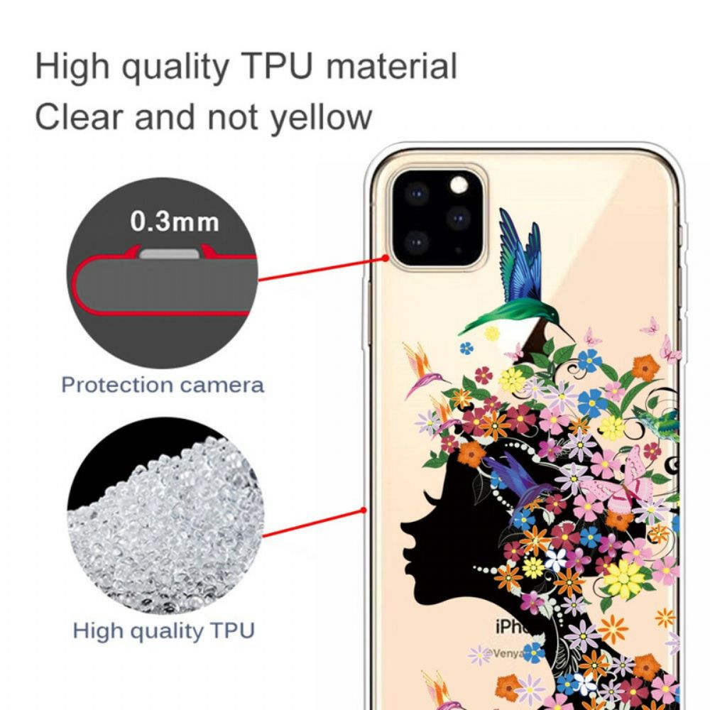 Hülle Für iPhone 11 Pro Hübscher Blütenkopf