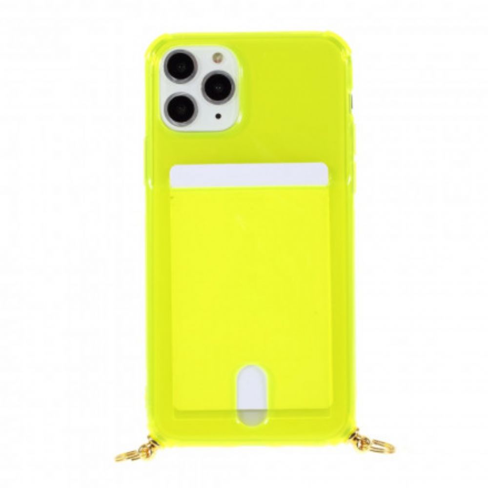 Hülle Für iPhone 11 Pro Mit Kordel Mit Kordelzug Mit Kartenhalter