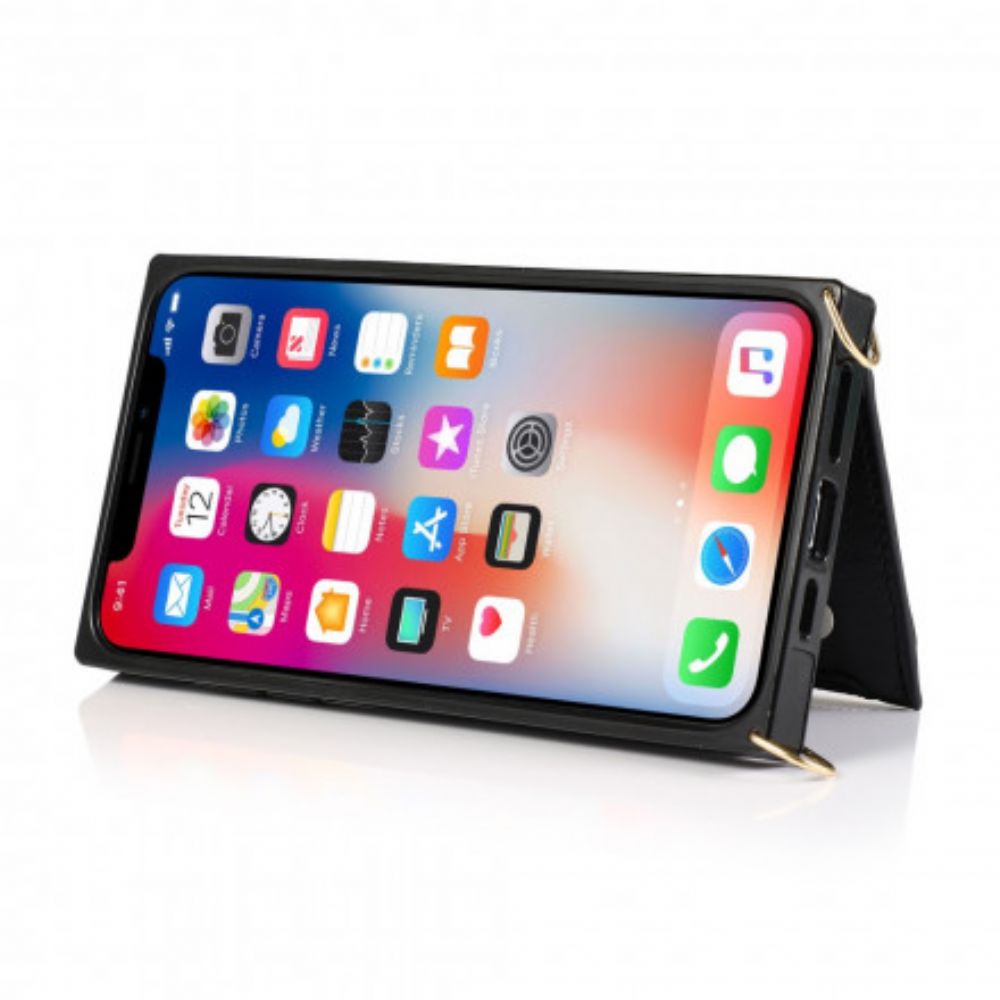 Hülle Für iPhone 11 Pro Multifunktional Mit Verstellbarem Riemen