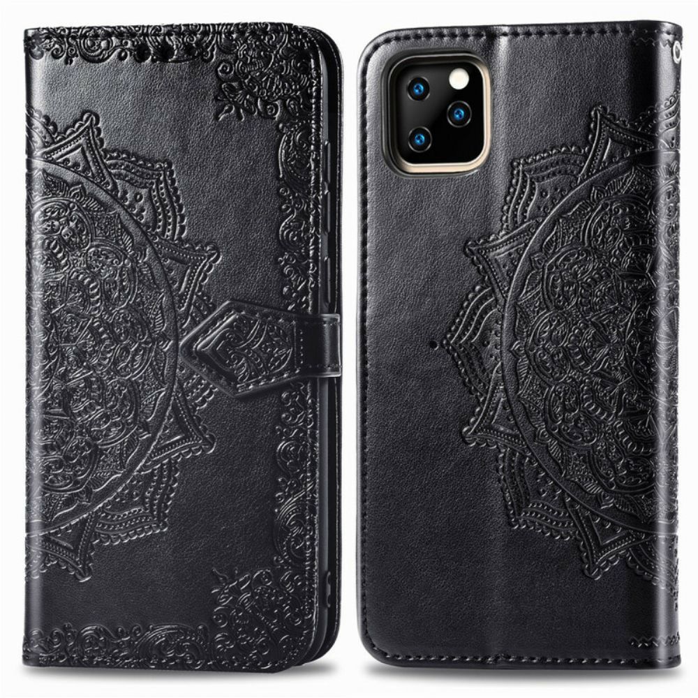 Lederhüllen Für iPhone 11 Pro Mandala Aus Dem Mittelalter