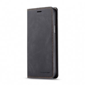 Schutzhülle Für iPhone 11 Pro Flip Case Ledereffekt Vorw