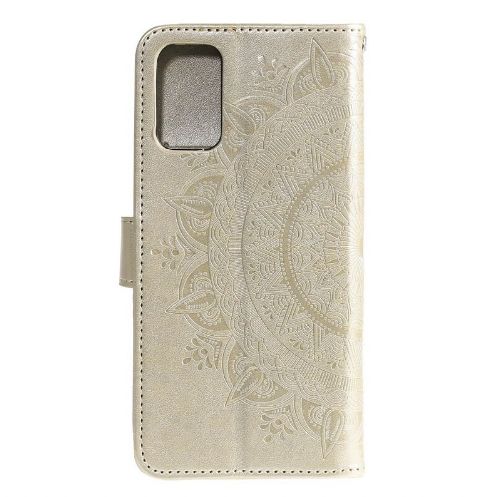 Flip Case Für OnePlus 8T Sonnen-mandala