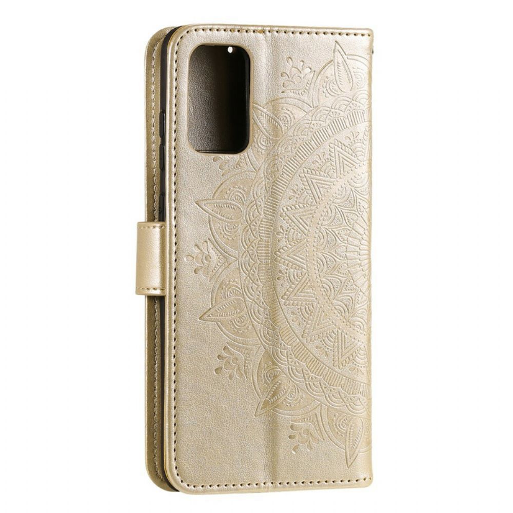 Flip Case Für OnePlus 8T Sonnen-mandala
