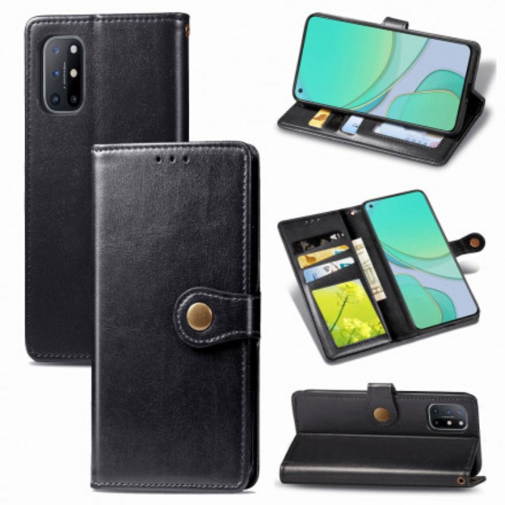 Lederhüllen Für OnePlus 8T Kunstleder Und Vintage-verschluss