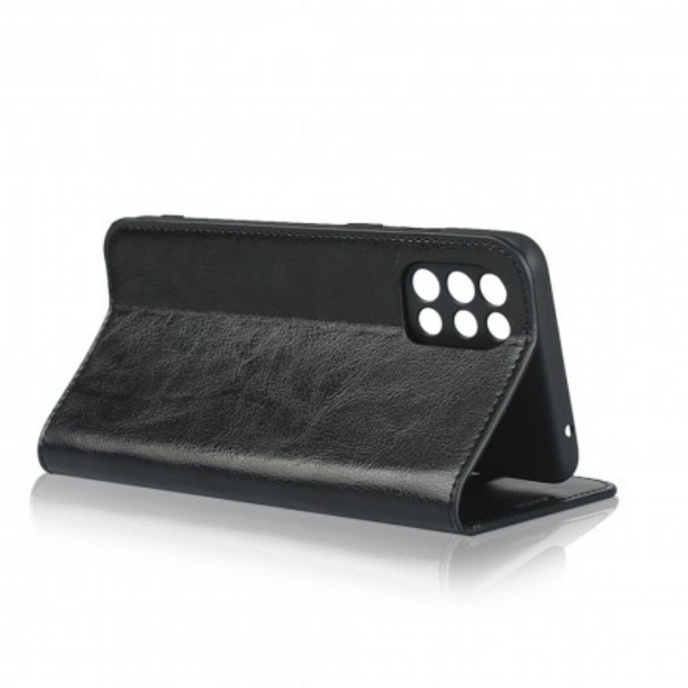 Schutzhülle Für OnePlus 8T Flip Case Echtes Leder