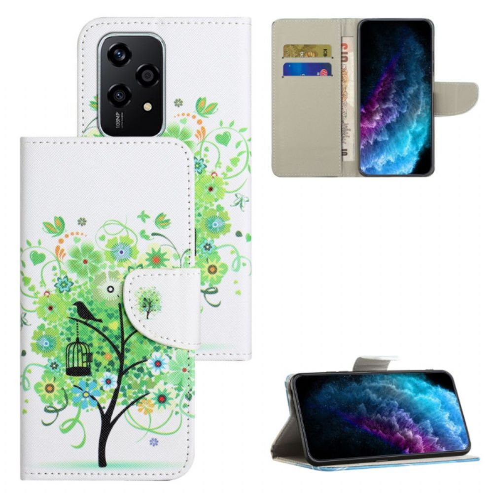 Lederhüllen Für Honor 200 Lite Grüner Baum