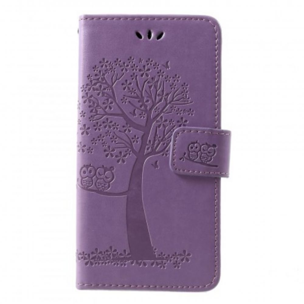 Flip Case Für Huawei P30 Mit Kordel Baum Und Riemcheneulen
