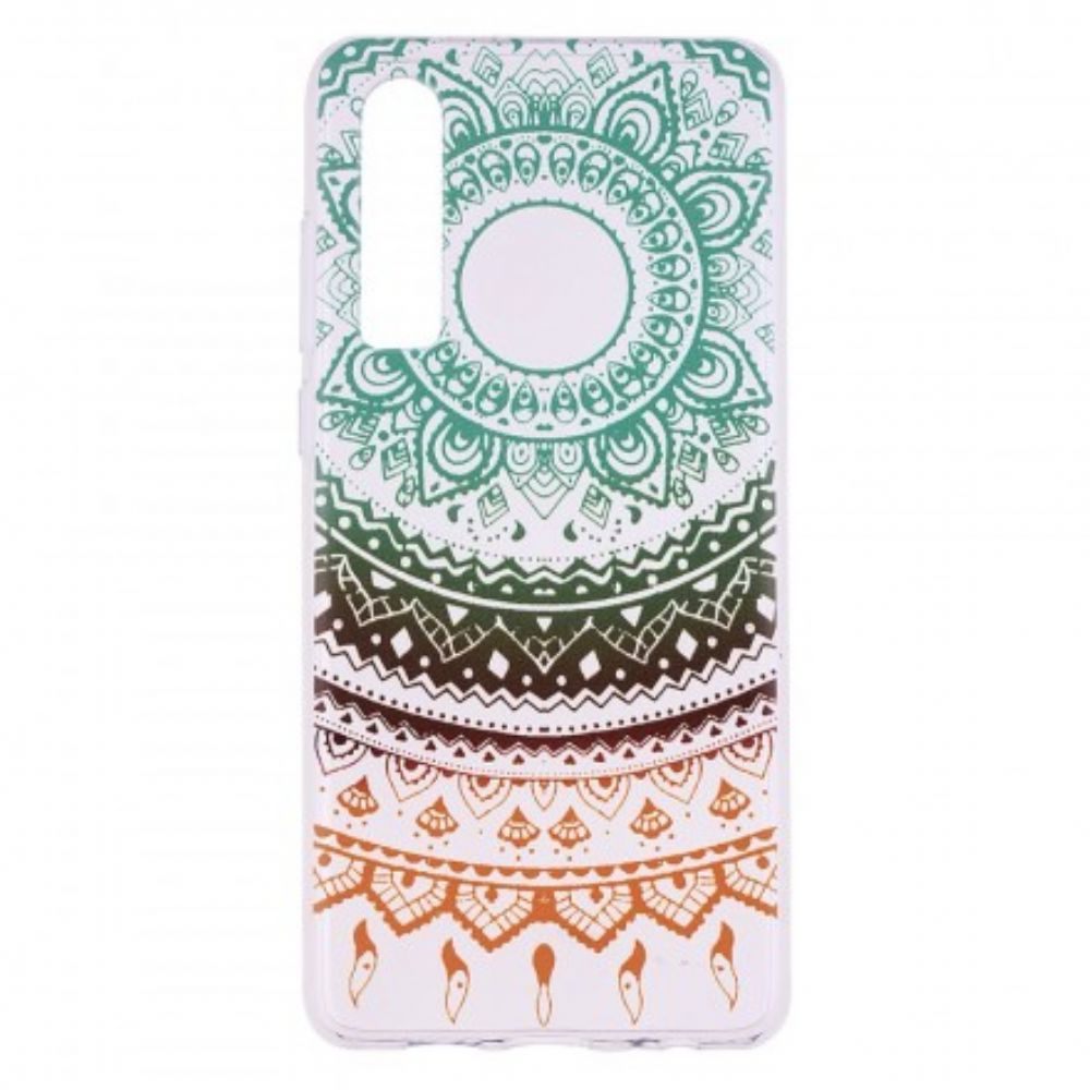 Hülle Für Huawei P30 Transparentes Farbiges Mandala