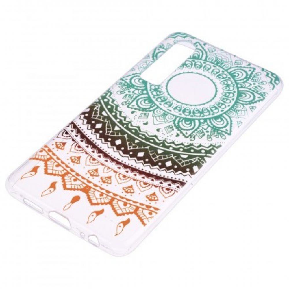 Hülle Für Huawei P30 Transparentes Farbiges Mandala