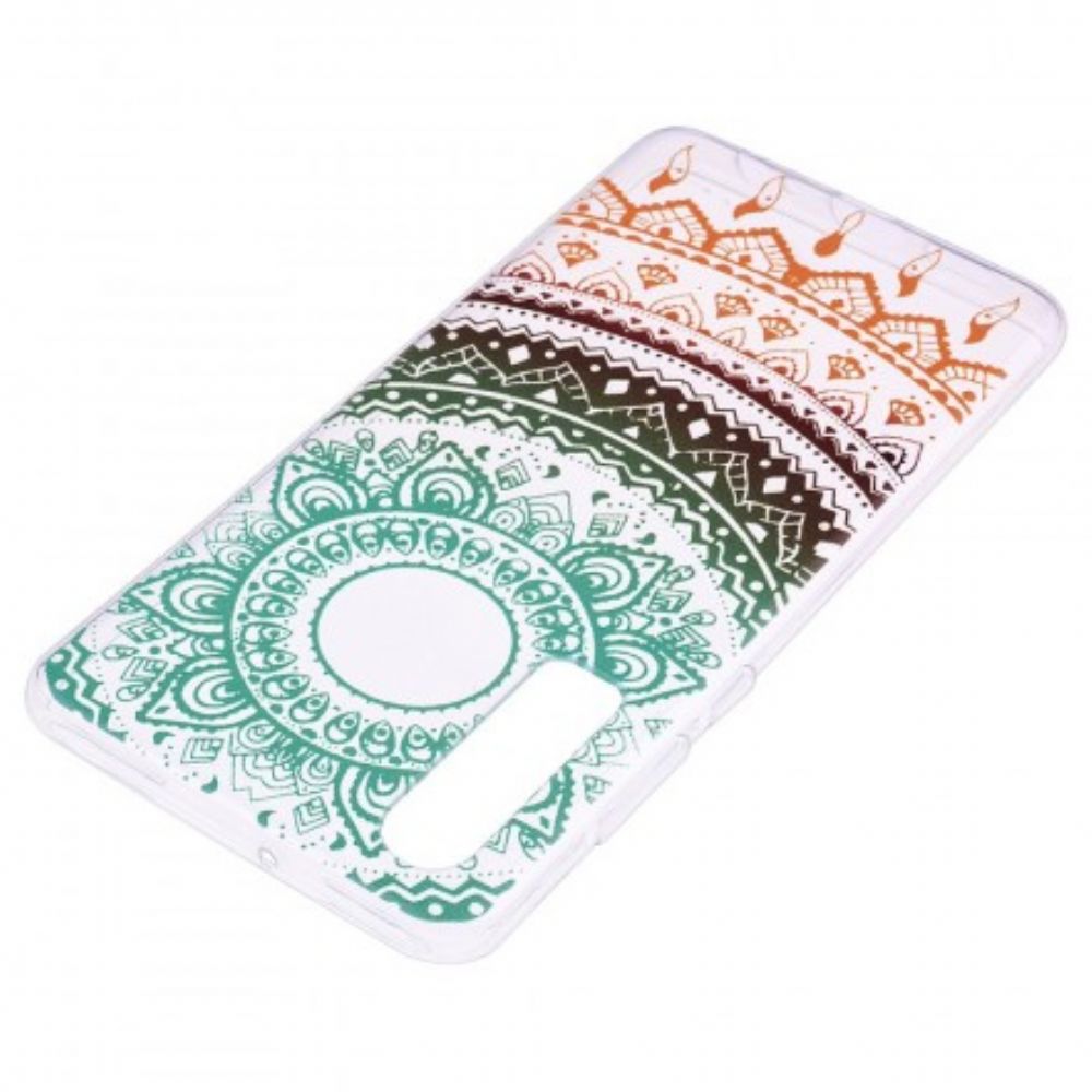Hülle Für Huawei P30 Transparentes Farbiges Mandala