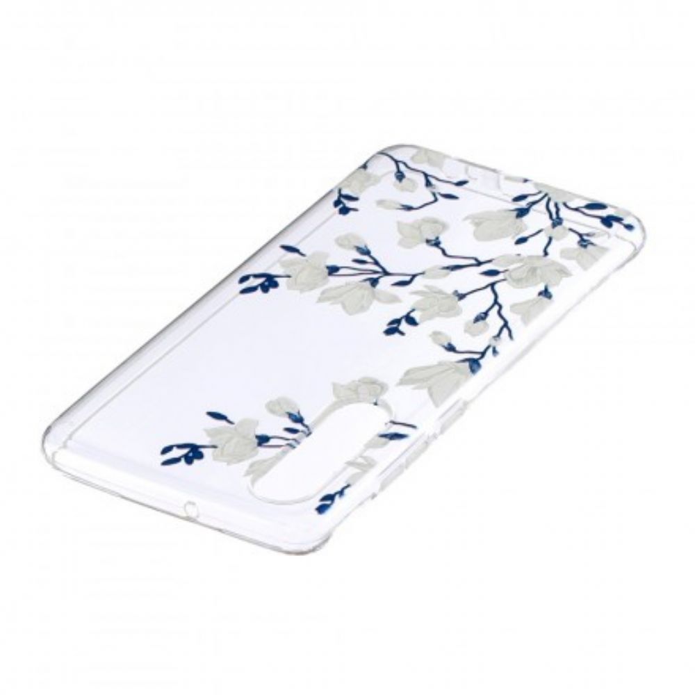 Hülle Für Huawei P30 Weiße Blumen