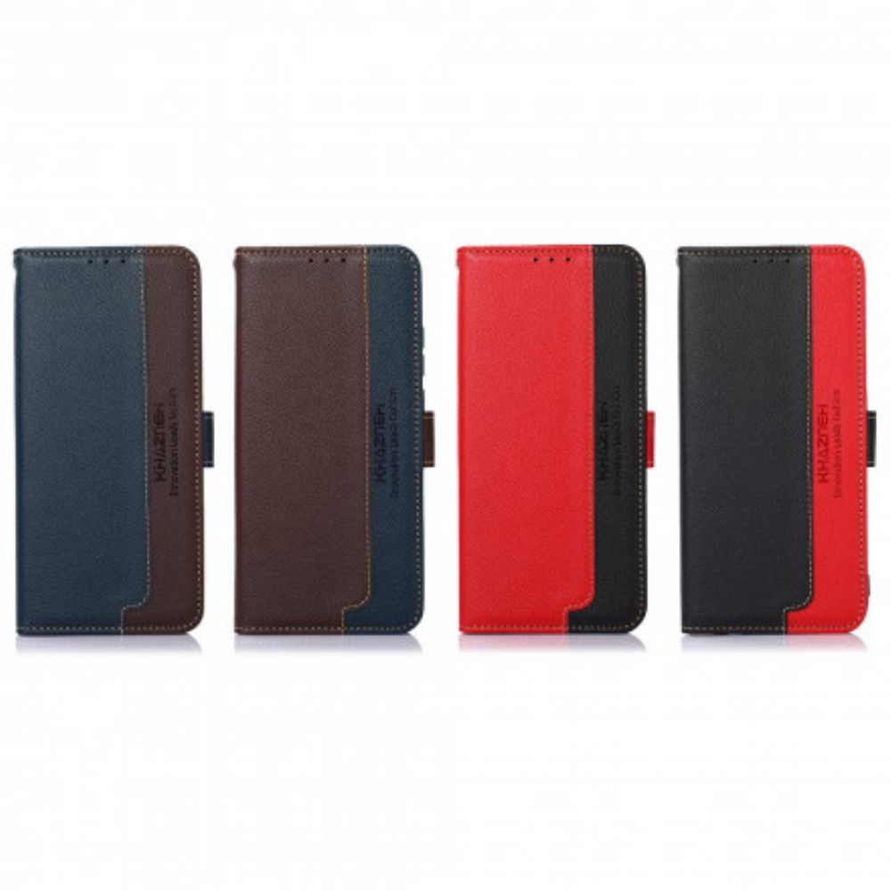 Flip Case Für Sony Xperia 10 III Liche Style Rfid Khazneh