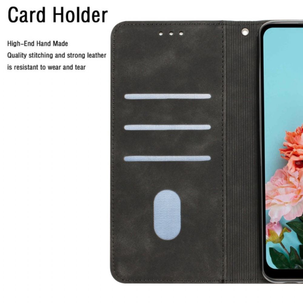 Flip Case Für Samsung Galaxy A13 Mit Kordel Vintage Riemchen-stil