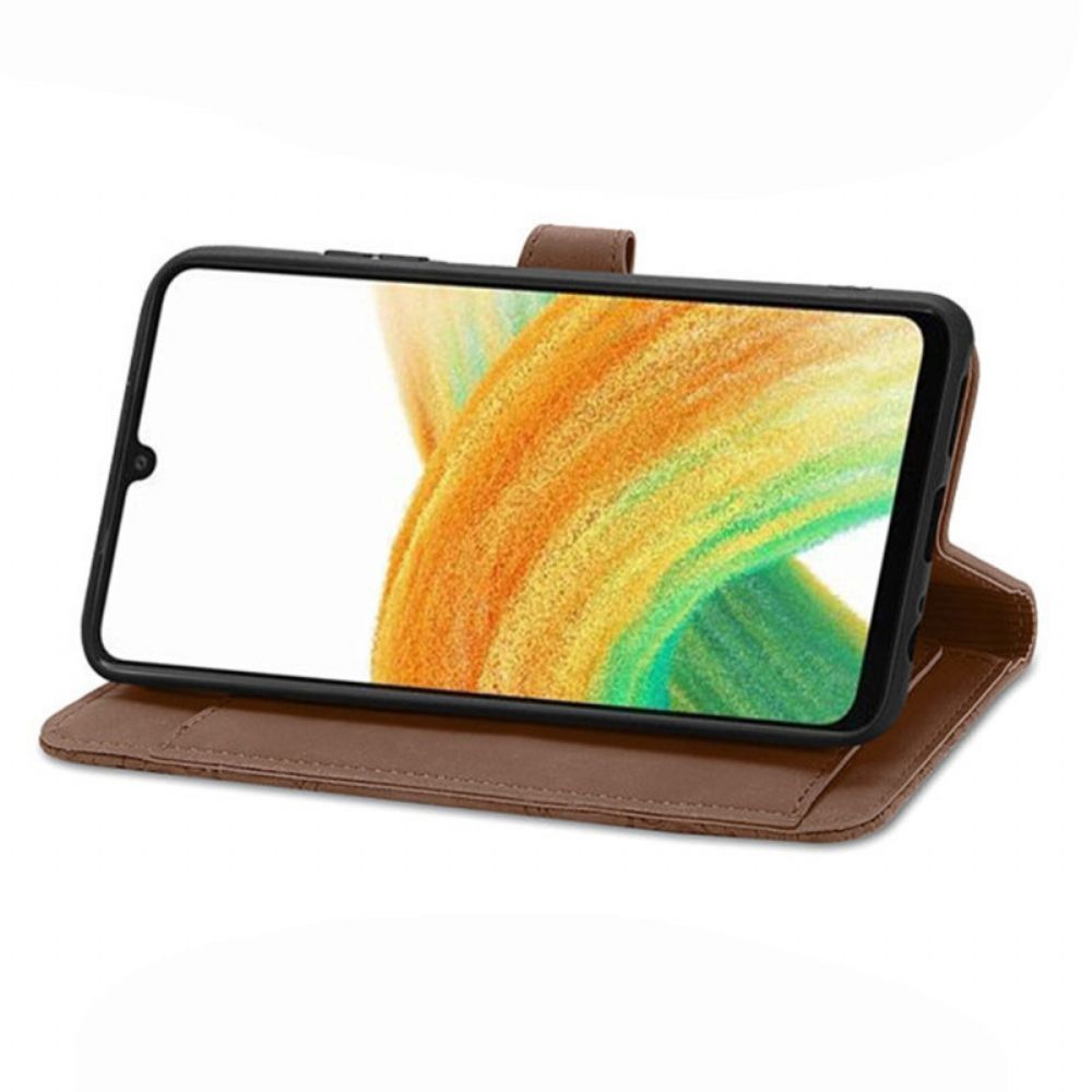 Flip Case Für Samsung Galaxy A13 Optimierte Karteninhaber