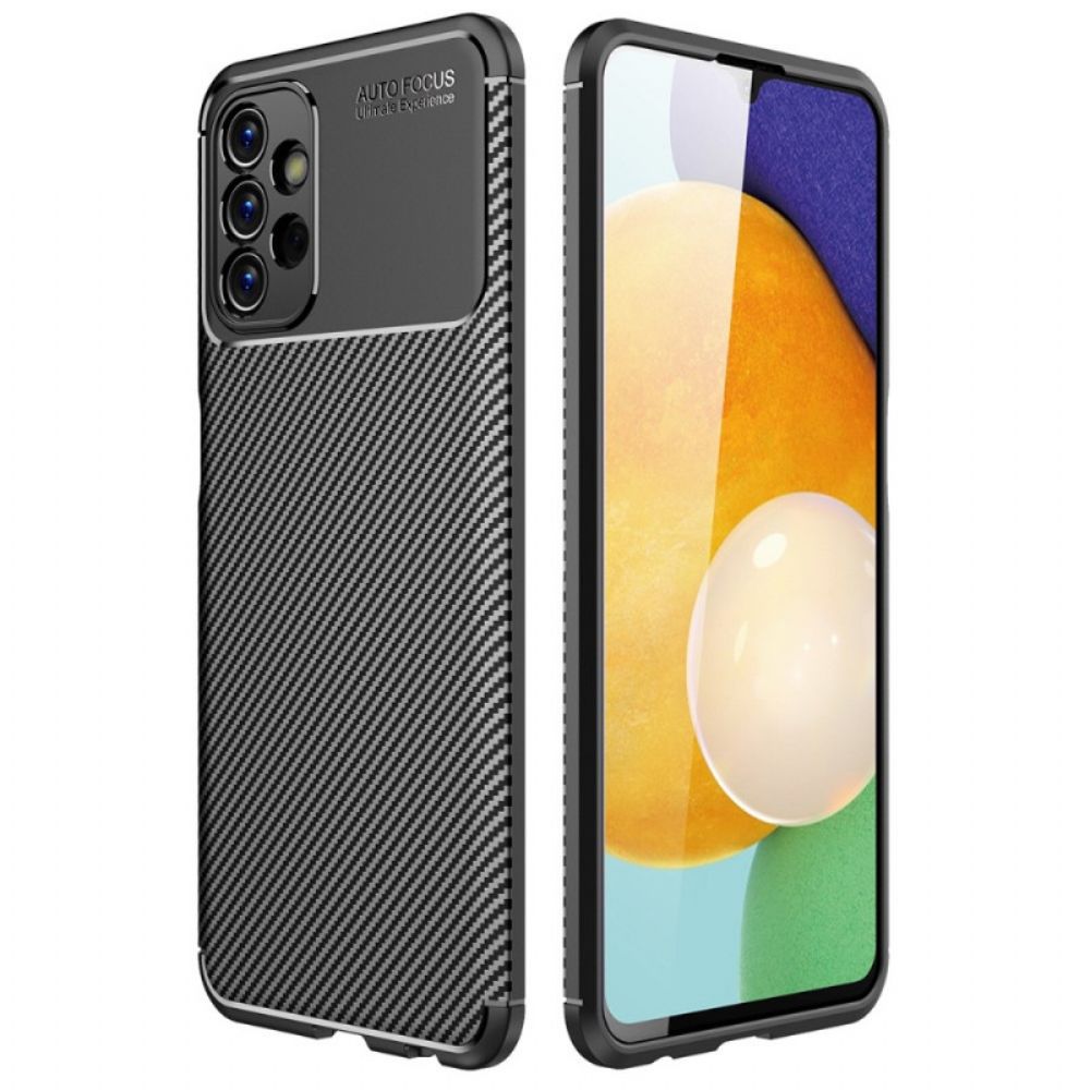 Hülle Für Samsung Galaxy A13 Flexible Kohlefaserstruktur