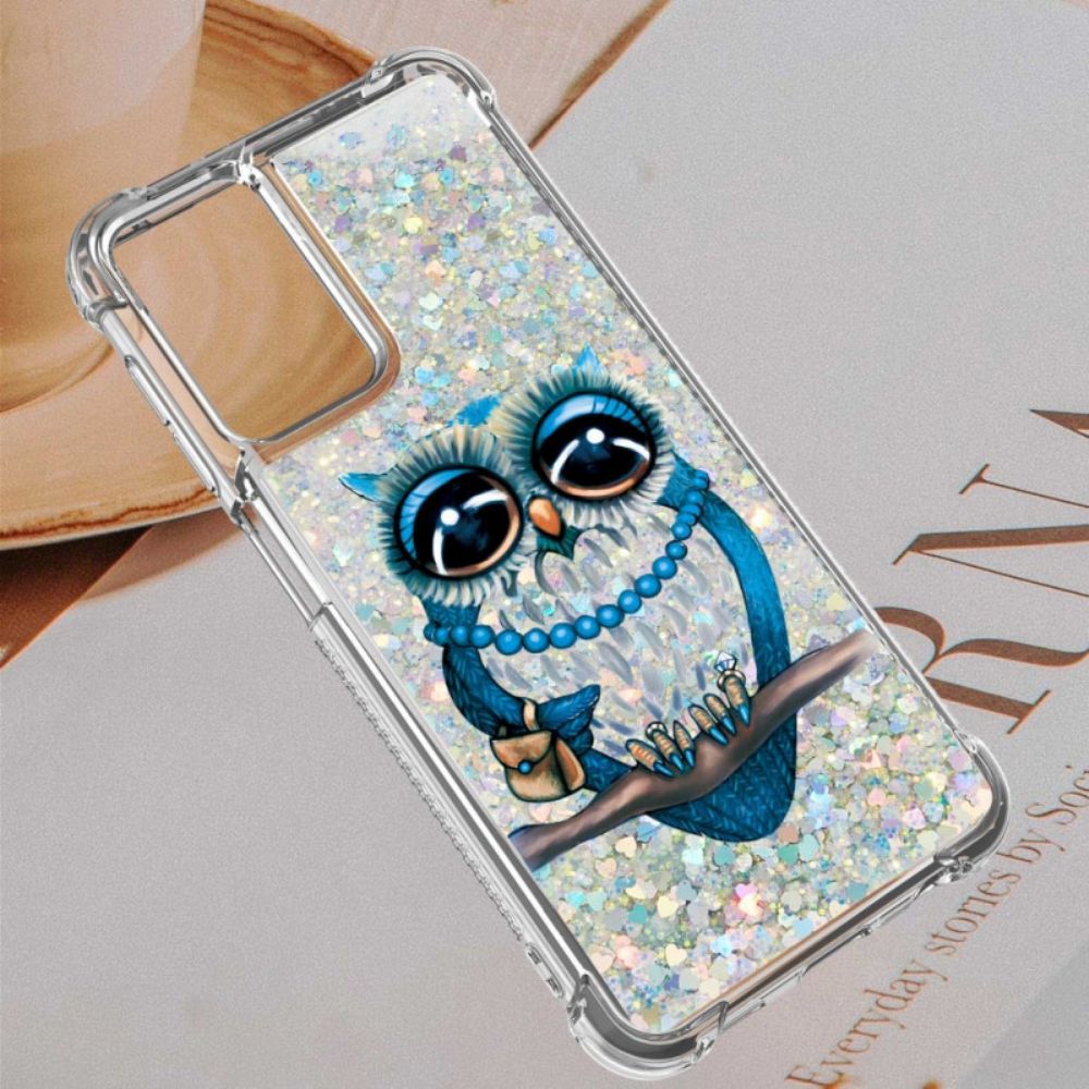 Hülle Für Samsung Galaxy A13 Fräulein Glitter Eule