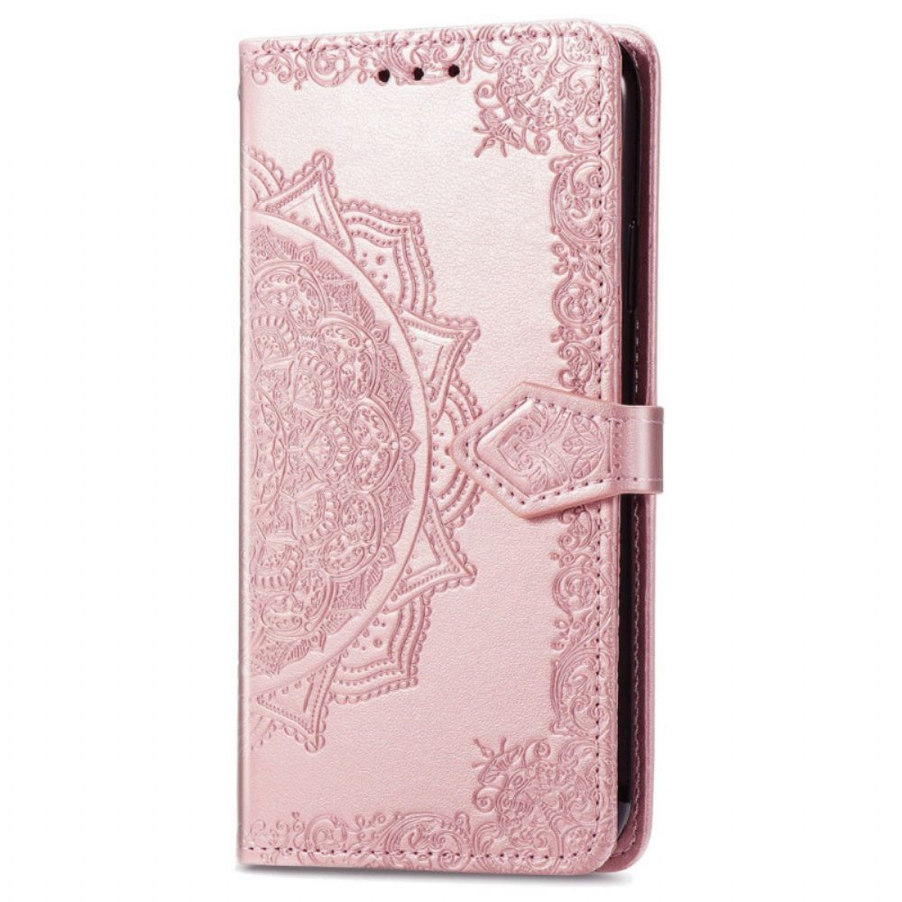 Lederhüllen Für Samsung Galaxy A13 Mandala Aus Dem Mittelalter