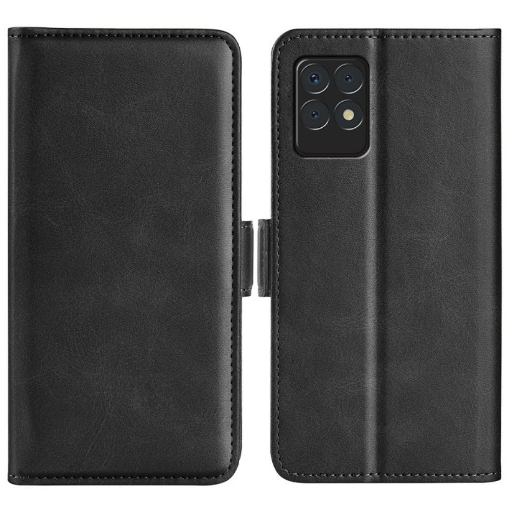 Lederhüllen Für Realme 8i Flip Case Doppelklappe