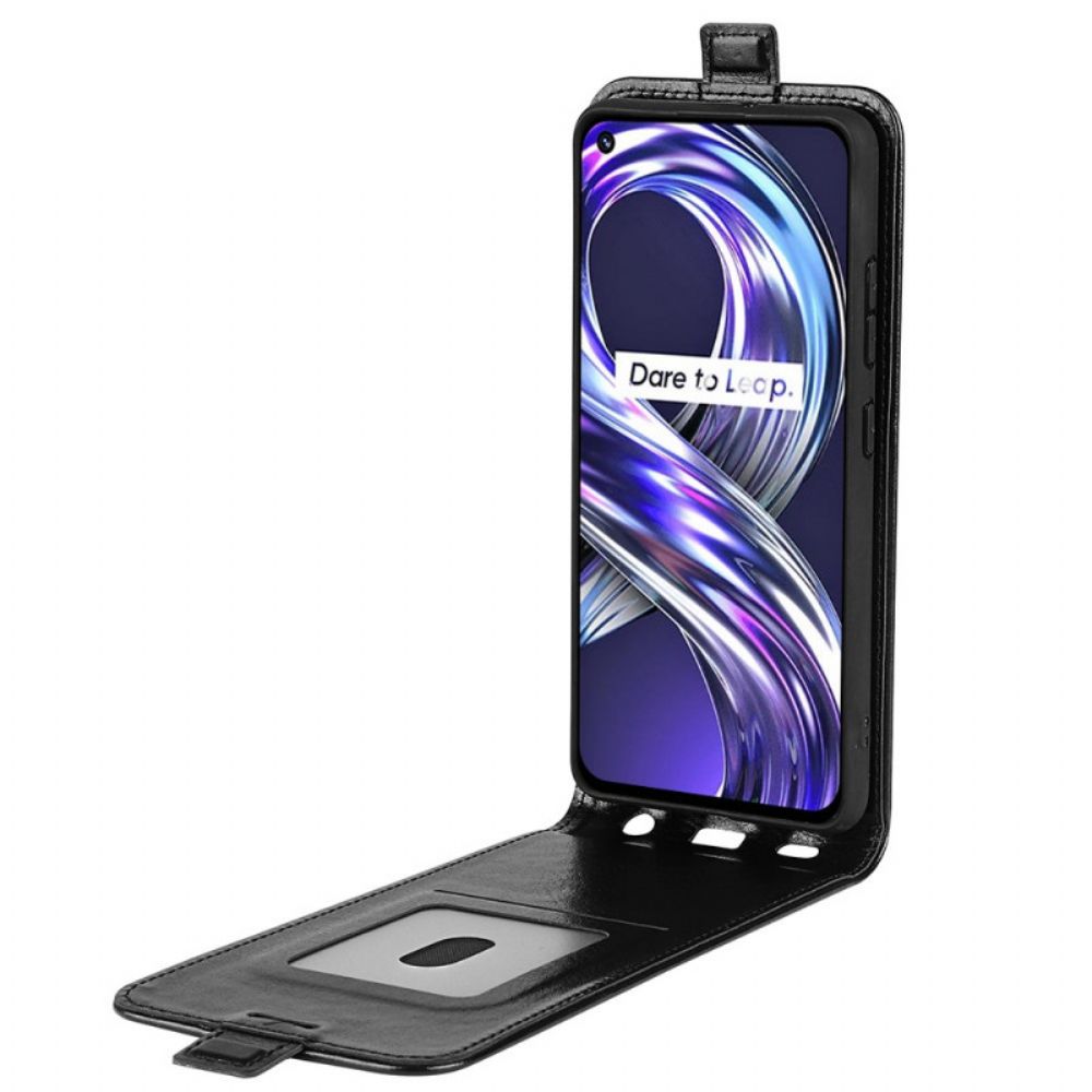 Lederhüllen Für Realme 8i Flip Case Retro-faltung