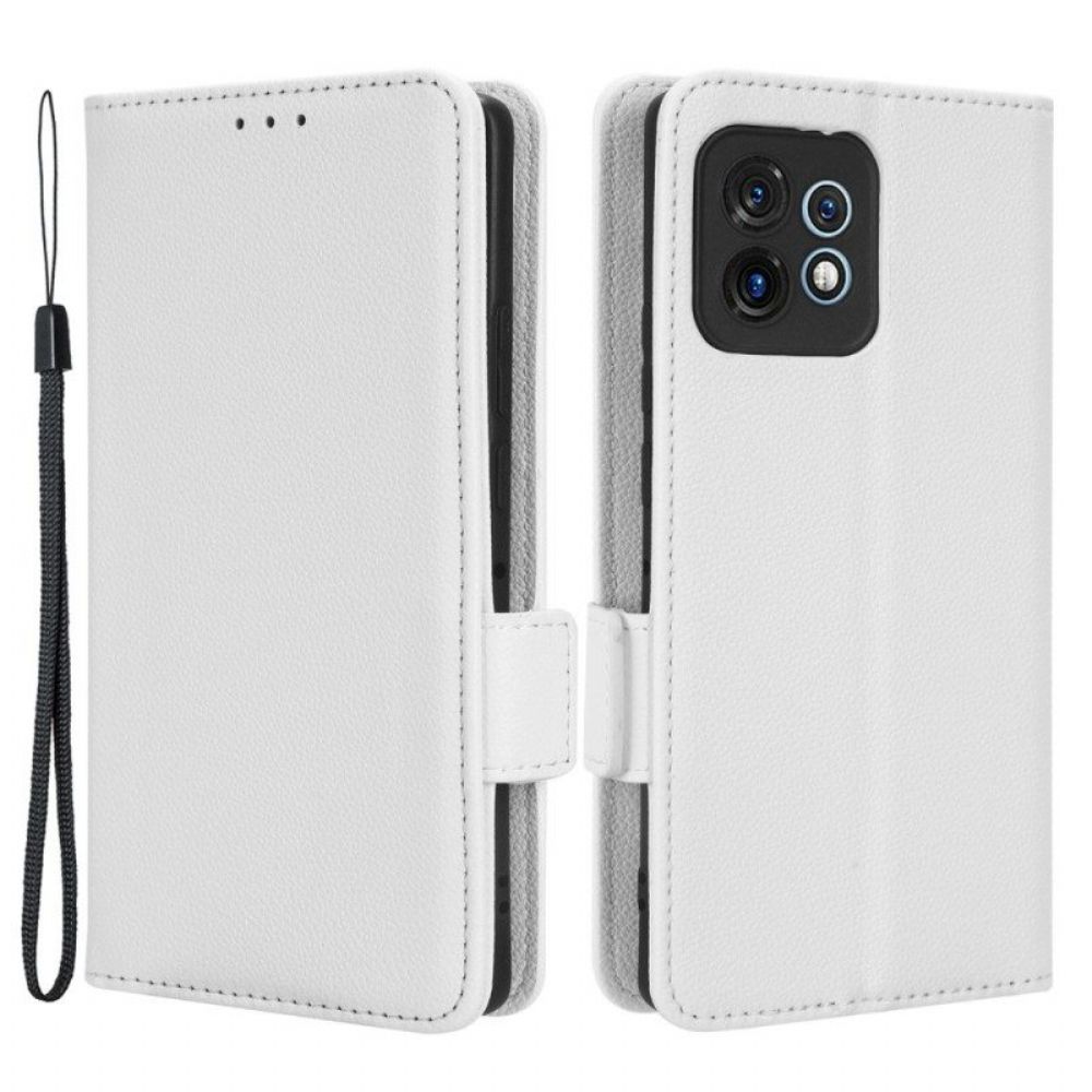 Flip Case Für Motorola Edge 40 Pro Finesse-doppelverschluss