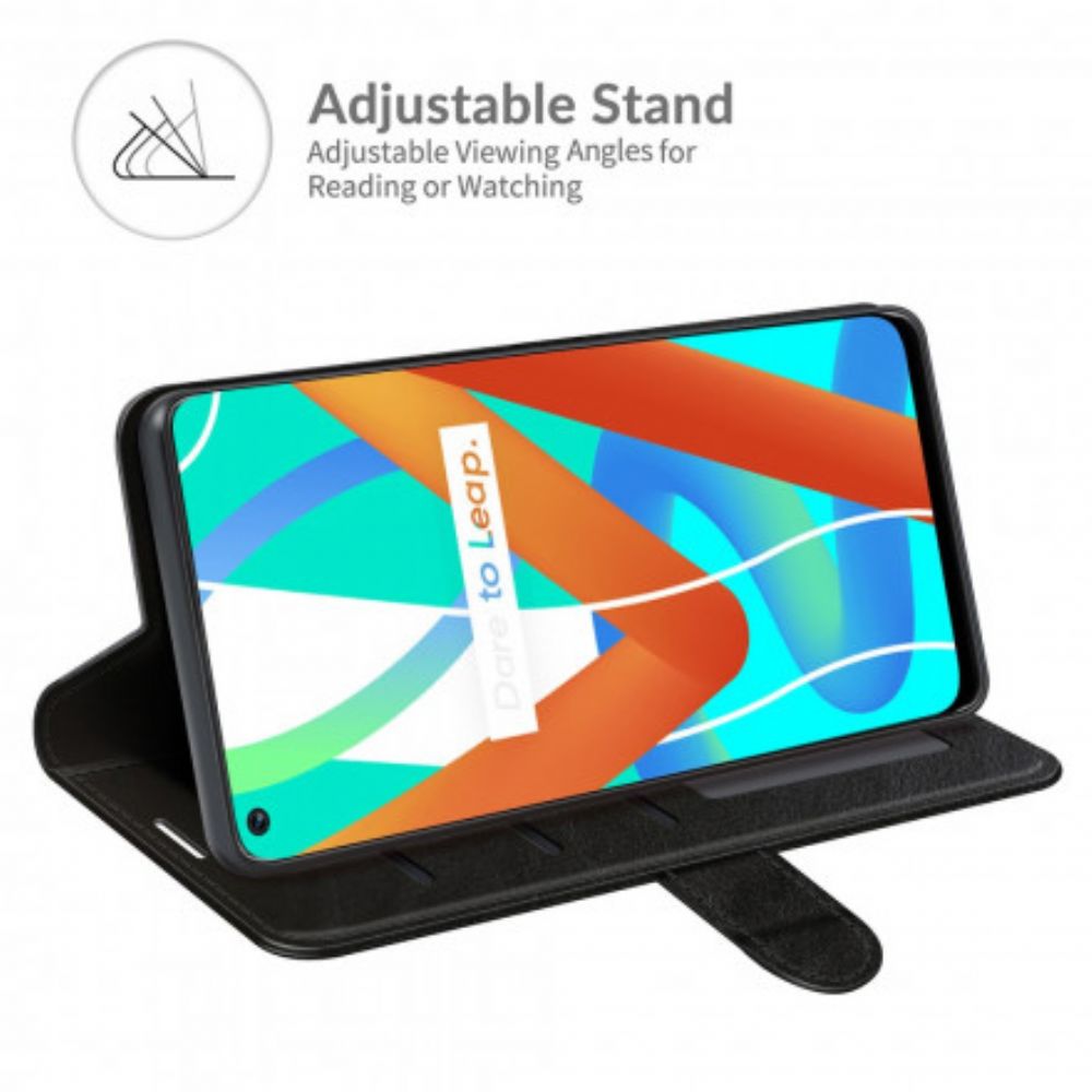 Flip Case Für Realme 8 5G Ultra Kunstleder