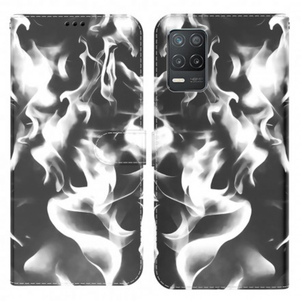 Lederhüllen Für Realme 8 5G Abstraktes Muster