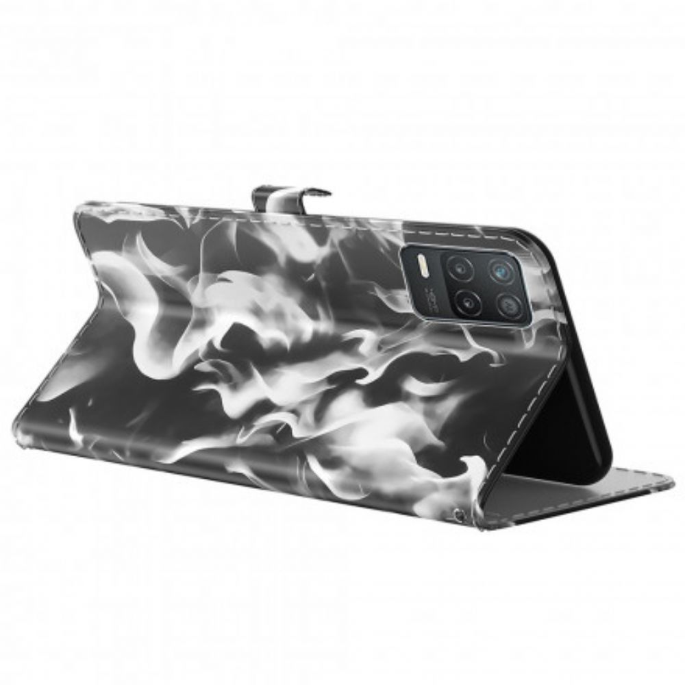 Lederhüllen Für Realme 8 5G Abstraktes Muster