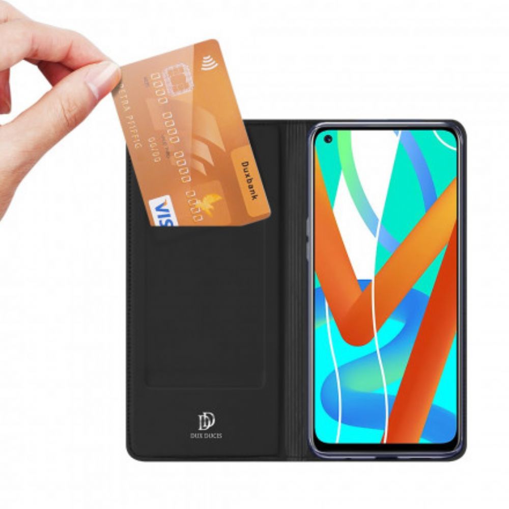 Schutzhülle Für Realme 8 5G Flip Case Skin Pro Dux Ducis