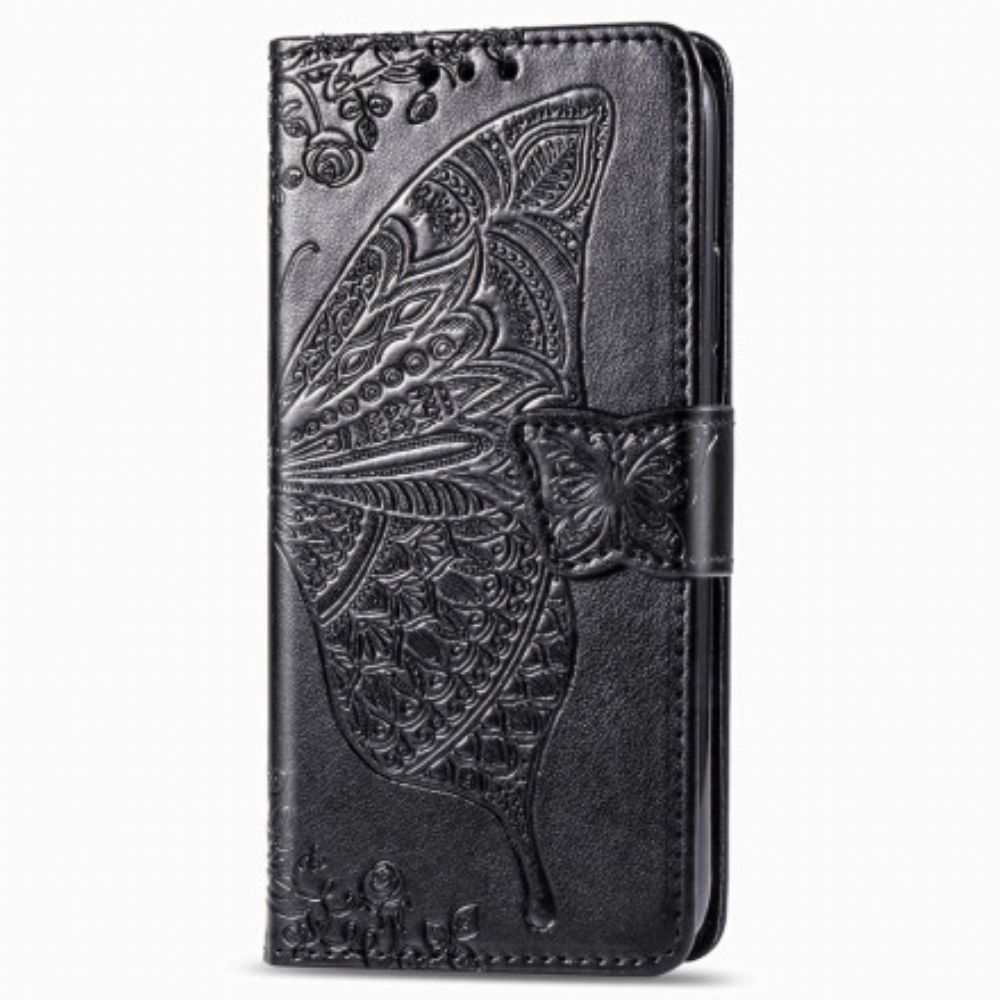 Flip Case Für Xiaomi Mi 10T Lite / Redmi Note 9 Pro 5G Halbe Schmetterlinge