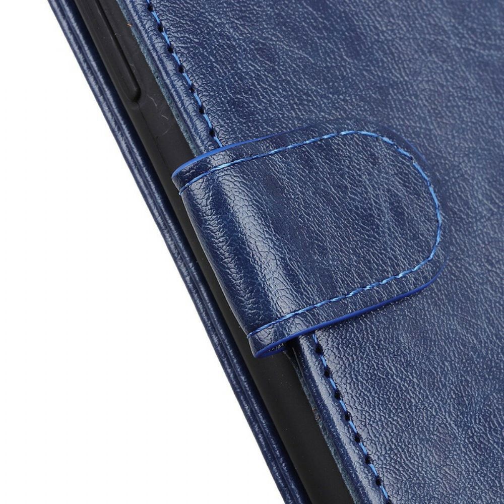 Flip Case Für Xiaomi Mi 10T Lite / Redmi Note 9 Pro 5G Texturiertes Kunstleder