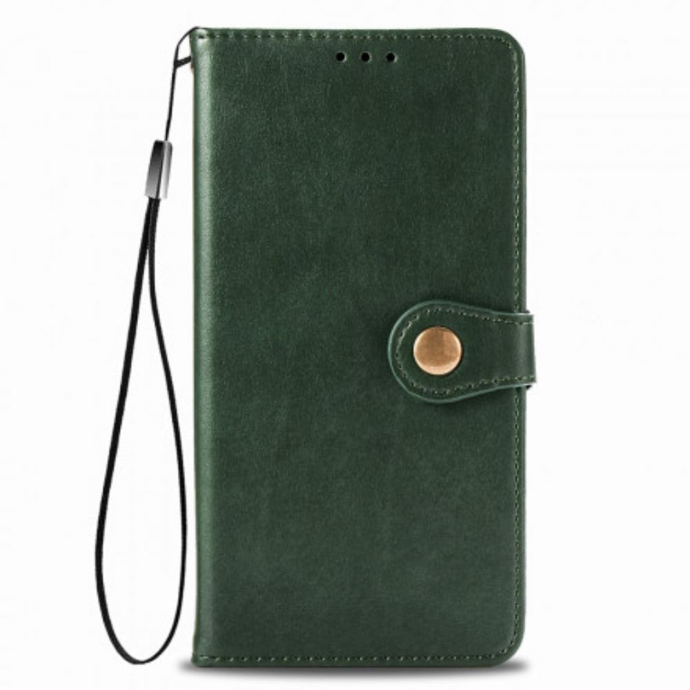 Flip Case Für Xiaomi Mi 10T Lite / Redmi Note 9 Pro 5G Vintage Schließe