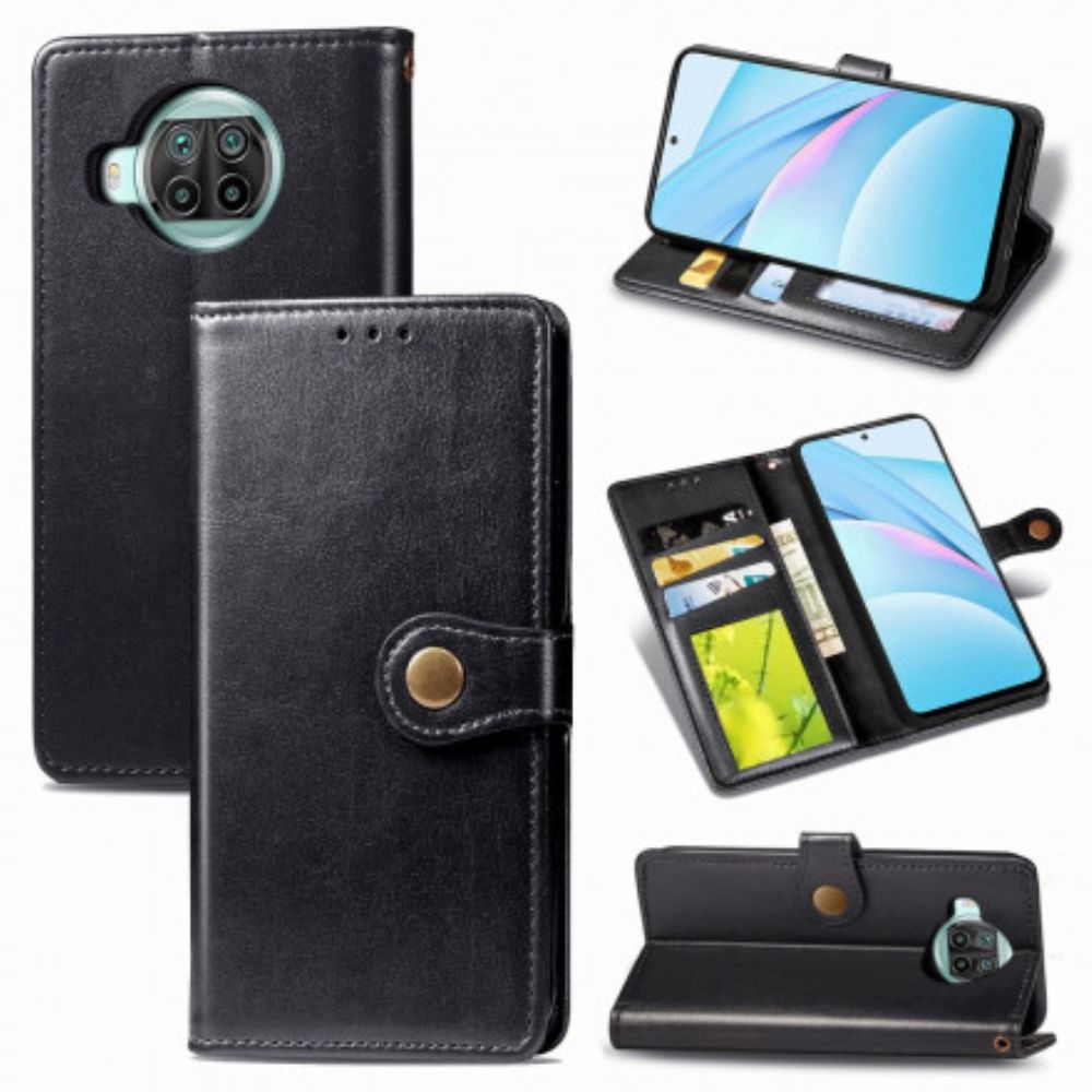 Flip Case Für Xiaomi Mi 10T Lite / Redmi Note 9 Pro 5G Vintage Schließe