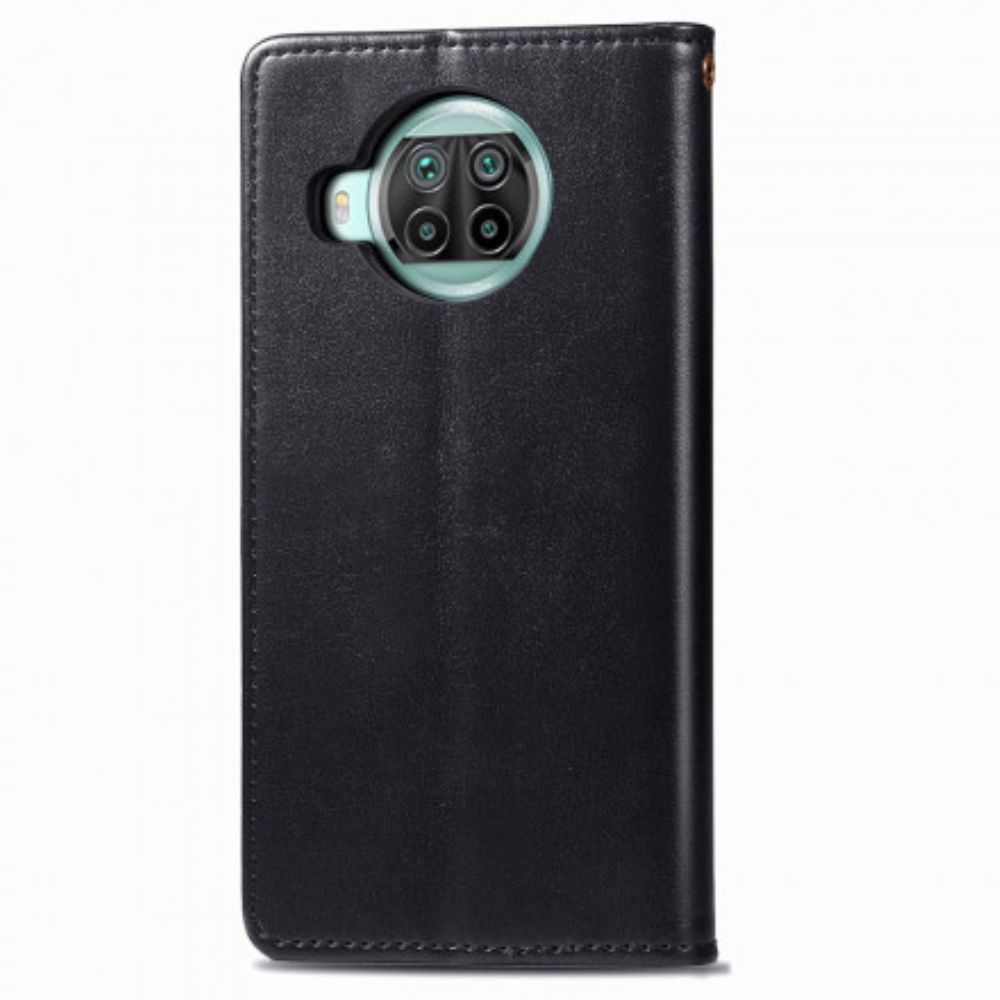 Flip Case Für Xiaomi Mi 10T Lite / Redmi Note 9 Pro 5G Vintage Schließe