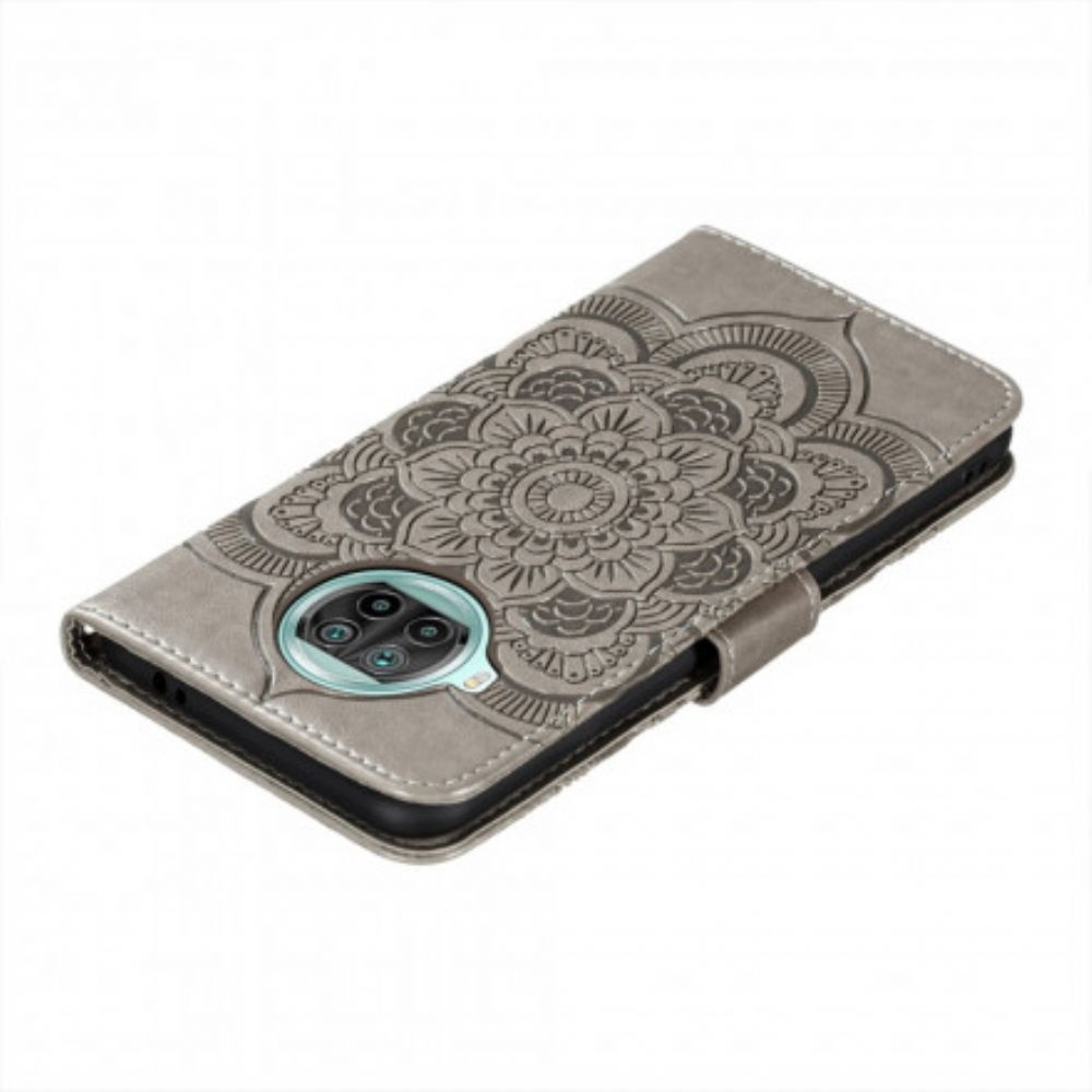 Flip Case Für Xiaomi Mi 10T Lite / Redmi Note 9 Pro 5G Vollständiges Mandala