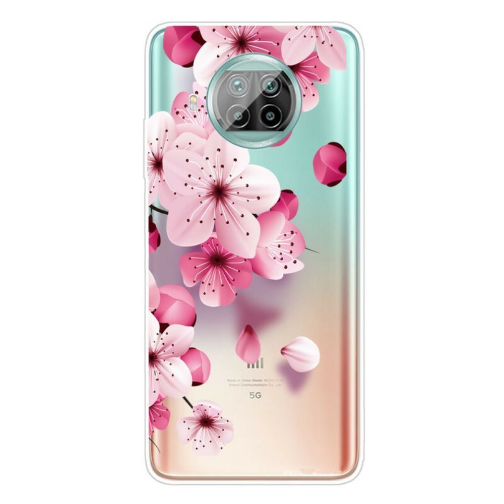 Hülle Für Xiaomi Mi 10T Lite / Redmi Note 9 Pro 5G Kleine Rosa Blumen
