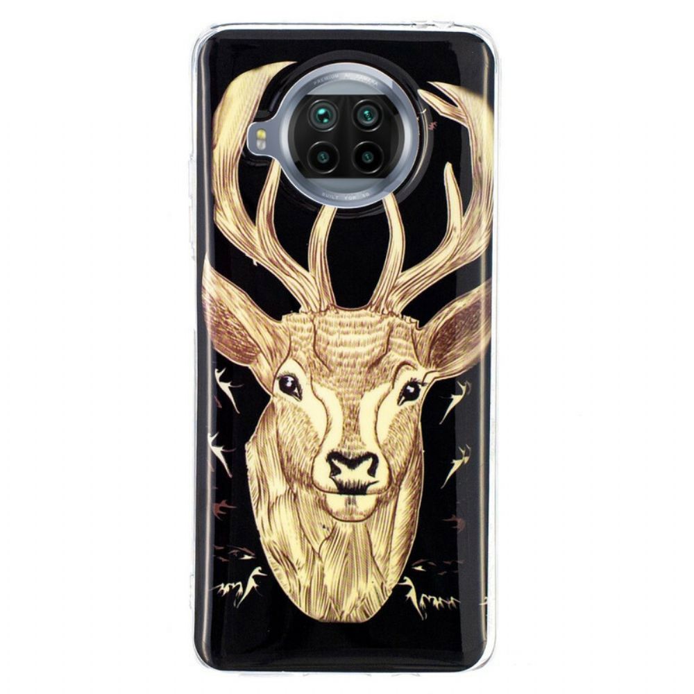 Hülle Für Xiaomi Mi 10T Lite / Redmi Note 9 Pro 5G Majestätischer Neonhirsch