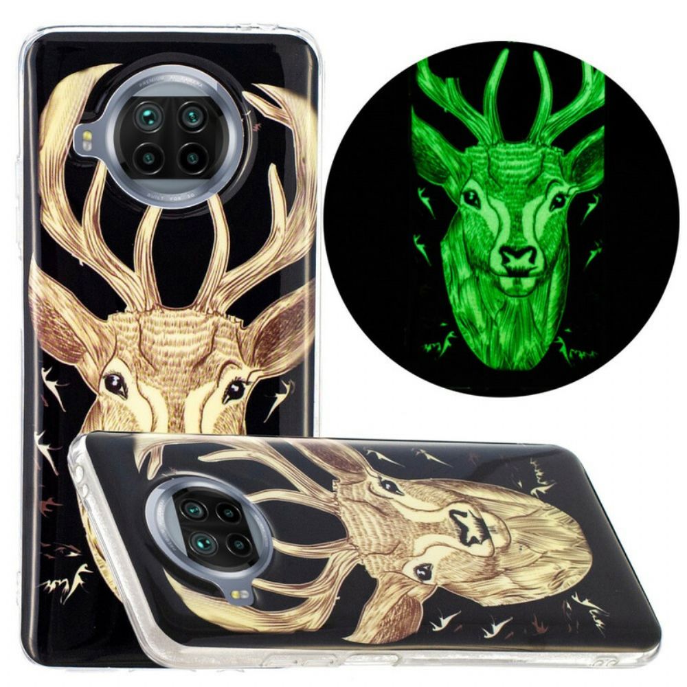 Hülle Für Xiaomi Mi 10T Lite / Redmi Note 9 Pro 5G Majestätischer Neonhirsch