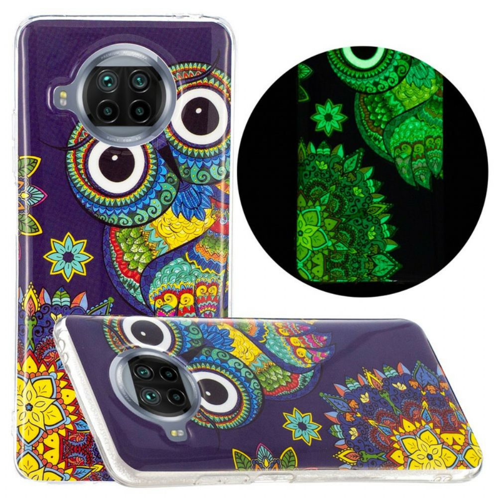 Hülle Für Xiaomi Mi 10T Lite / Redmi Note 9 Pro 5G Neon-mandala-eule