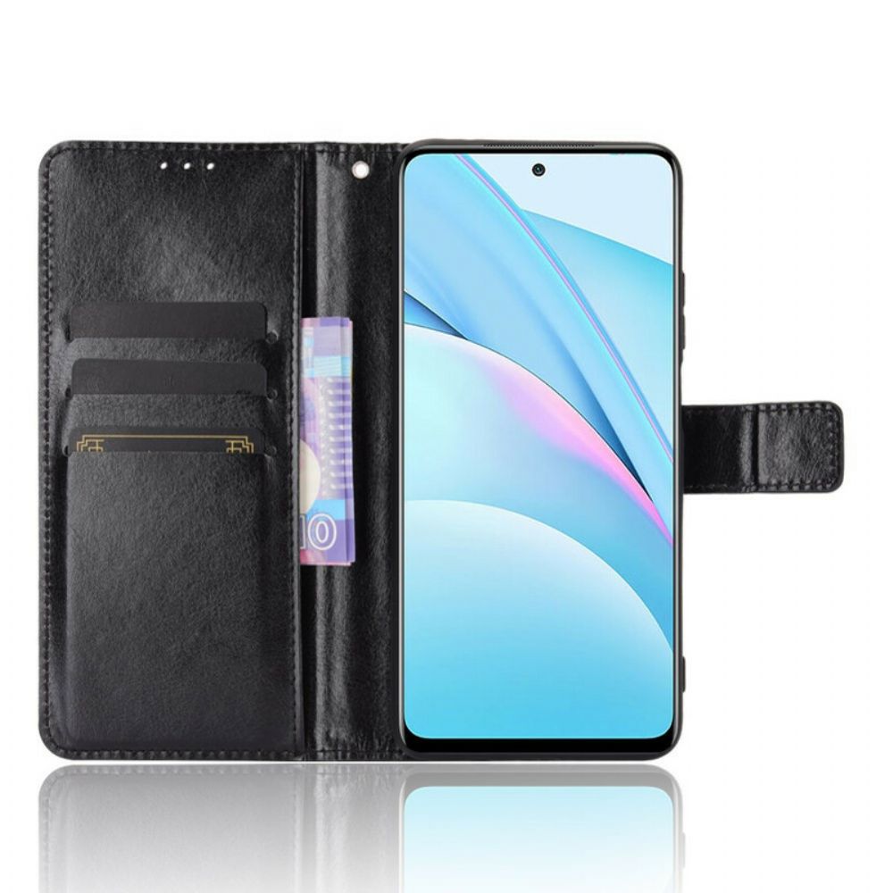 Lederhüllen Für Xiaomi Mi 10T Lite / Redmi Note 9 Pro 5G Auffälliges Kunstleder