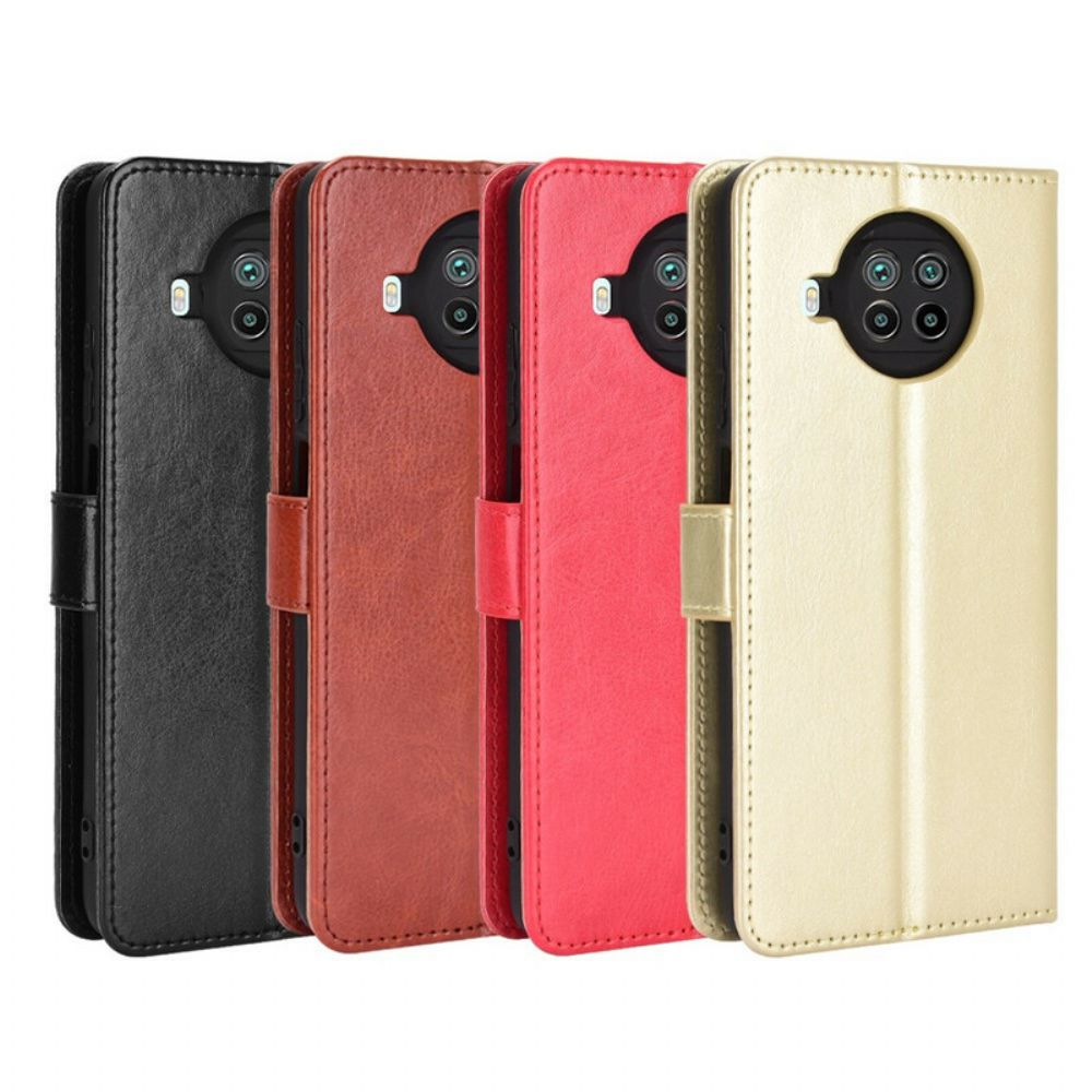Lederhüllen Für Xiaomi Mi 10T Lite / Redmi Note 9 Pro 5G Auffälliges Kunstleder