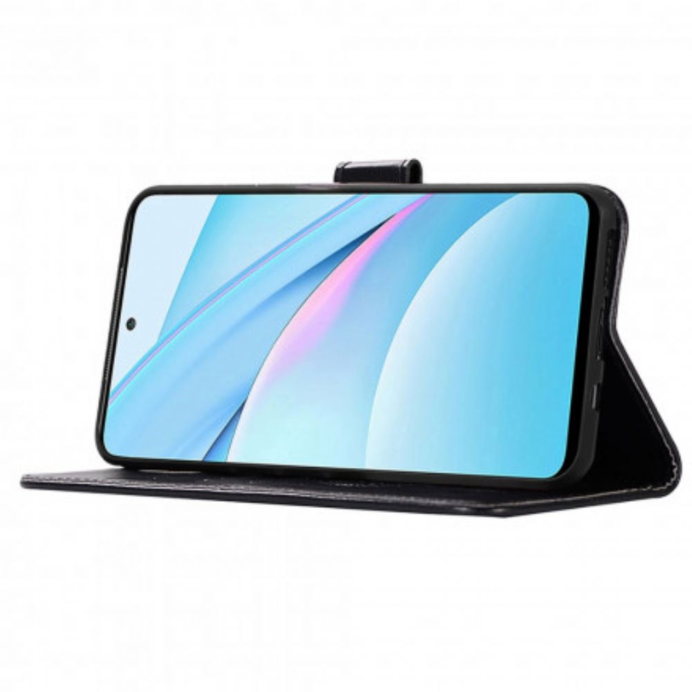 Lederhüllen Für Xiaomi Mi 10T Lite / Redmi Note 9 Pro 5G Traumfänger Eule In Lederoptik