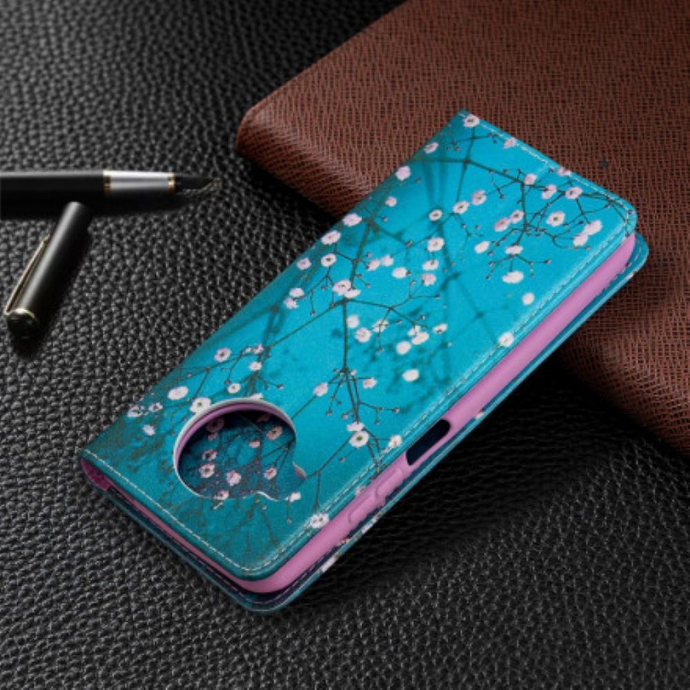 Schutzhülle Für Xiaomi Mi 10T Lite / Redmi Note 9 Pro 5G Flip Case Blühende Zweige